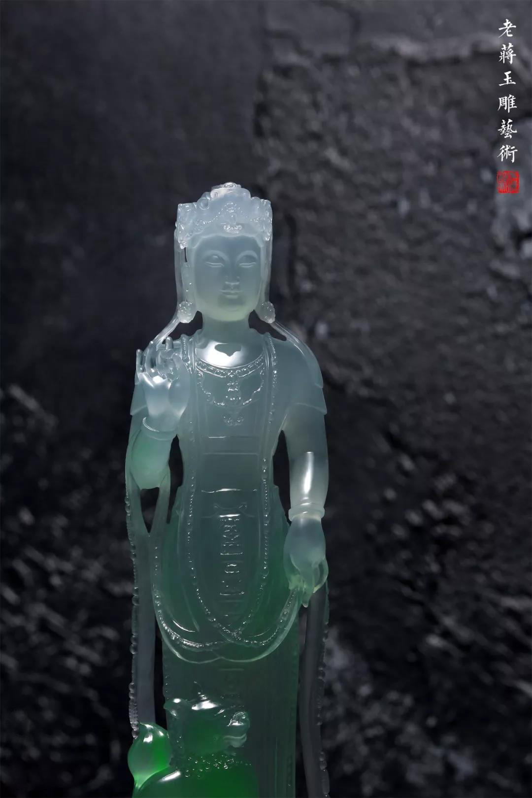 观想入道 无上清凉—老蒋玉雕艺术 新时代玉雕大师网-玉雕师名录