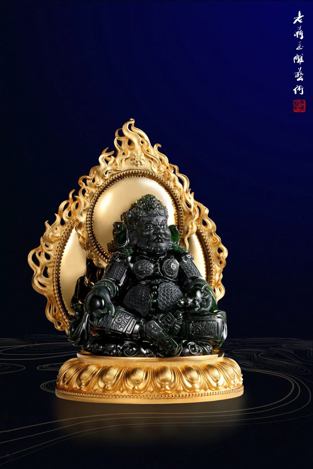 弘法利生 ——又见黄财神 老蒋玉雕艺术新作赏鉴 - 新时代玉雕大师网