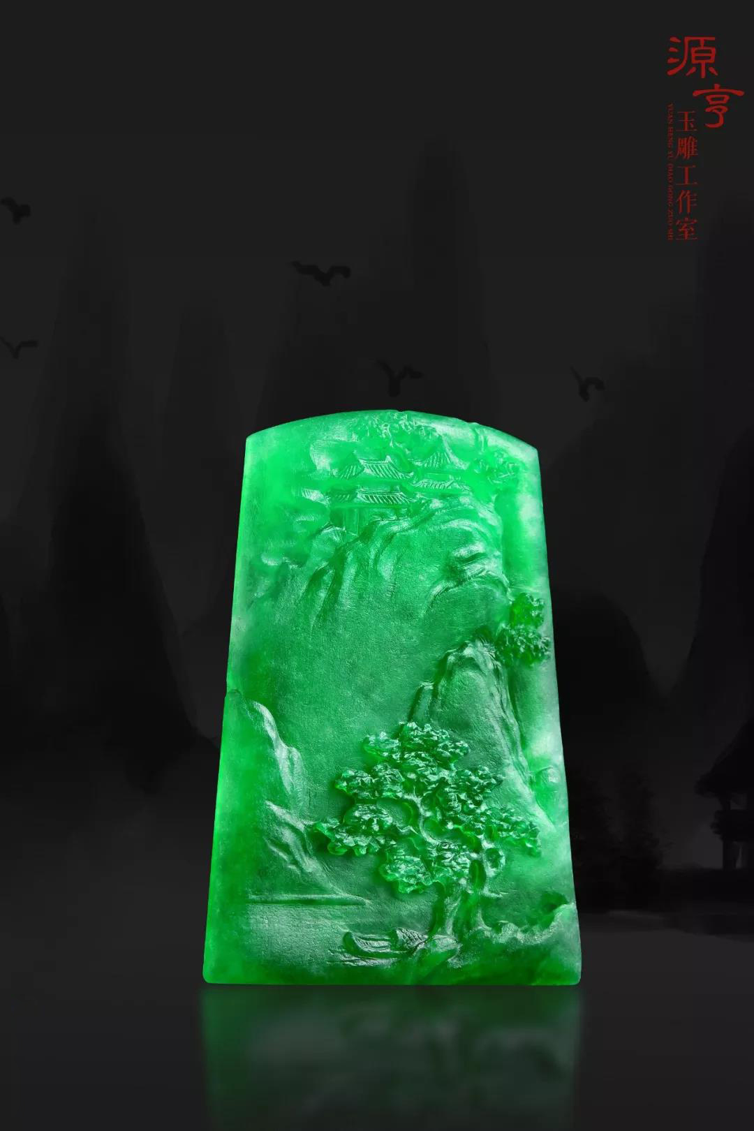 造境含情生发无穷陈贺群山水题材玉雕作品欣赏